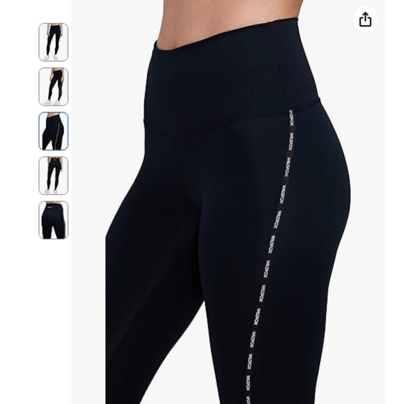 Wildfox Women's Aerglo High Rise Black Legging NWT Medium - Picture 4 of 6